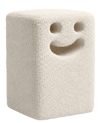 El yapımı Mully pouf